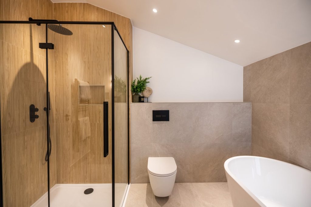 a large building with scaffolding on top of it