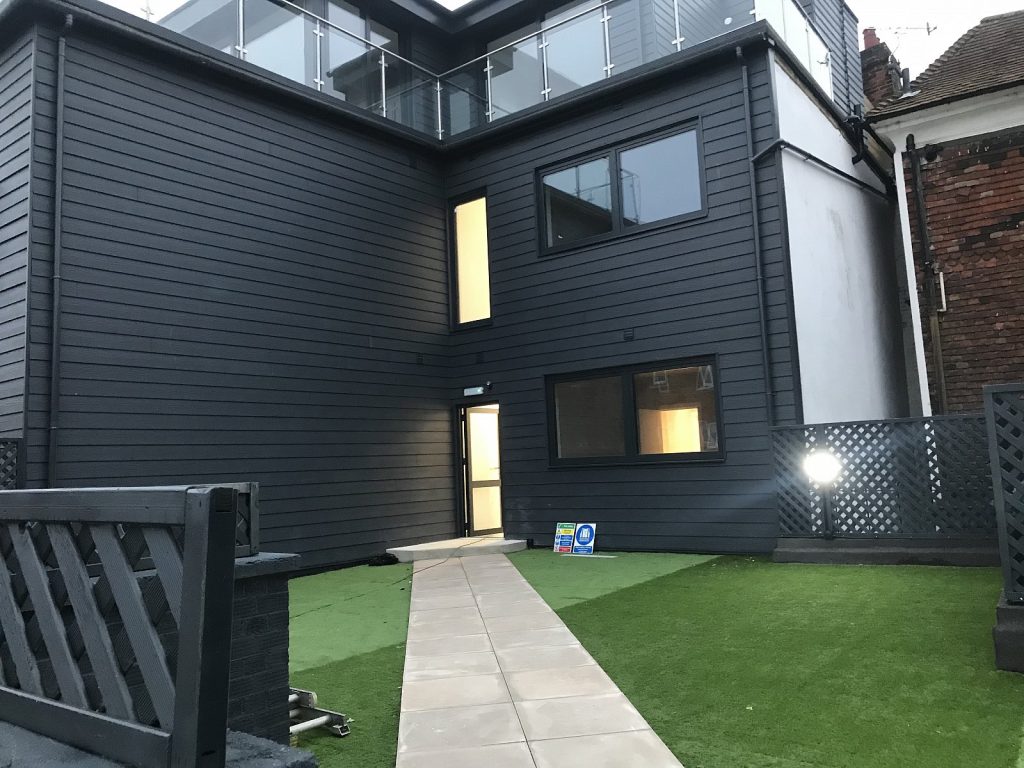 Conversion of existing office space into 7 residential units, including the addition of a new penthouse at roof level.
