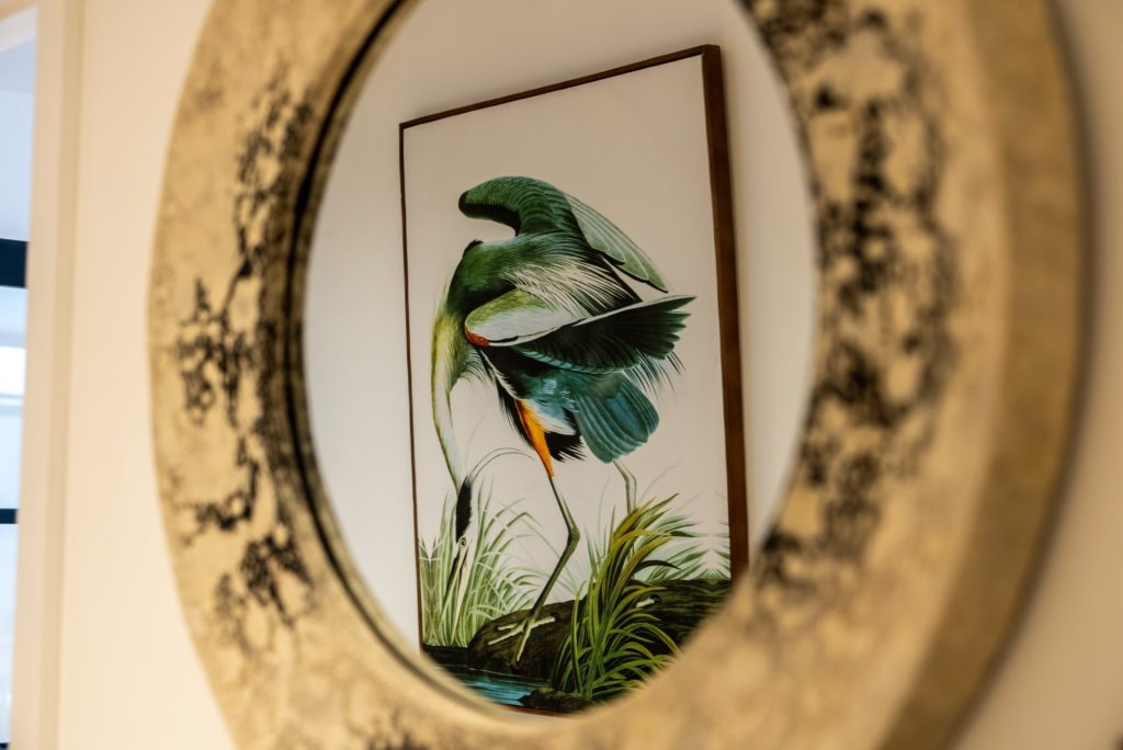 a large building with scaffolding on top of it