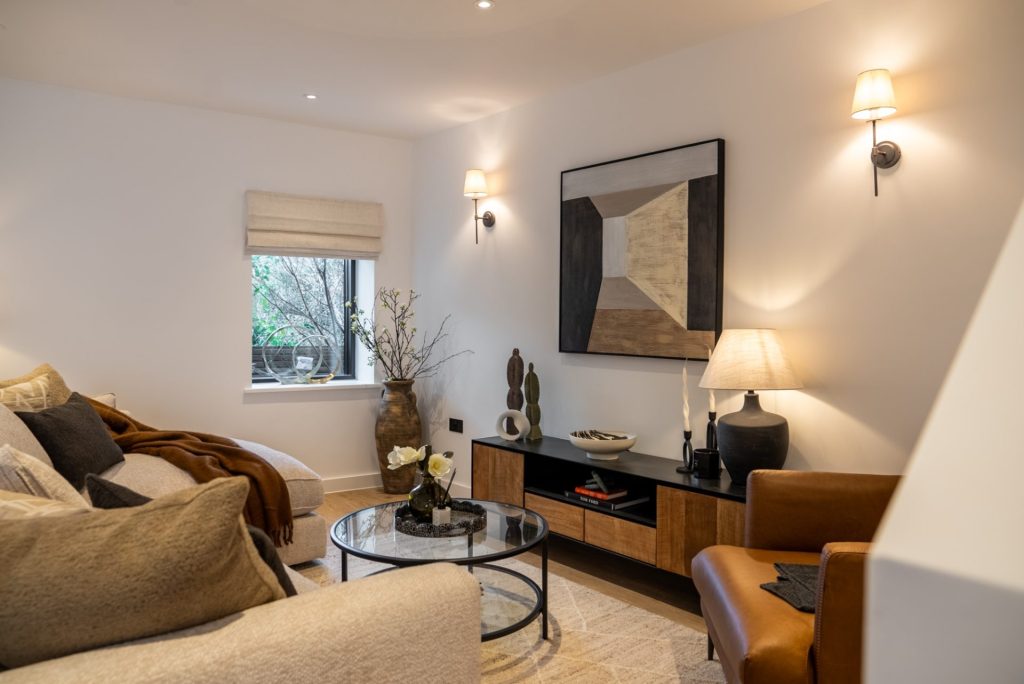 a large building with scaffolding on top of it