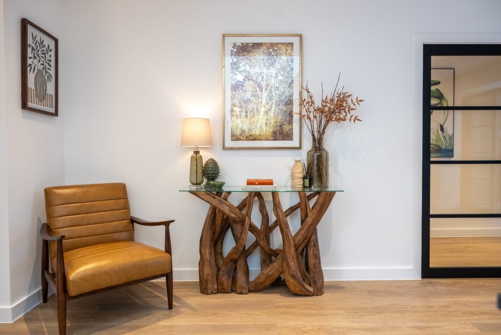 a large building with scaffolding on top of it