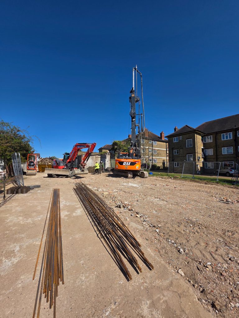 a tall brick building with balconies and balconies