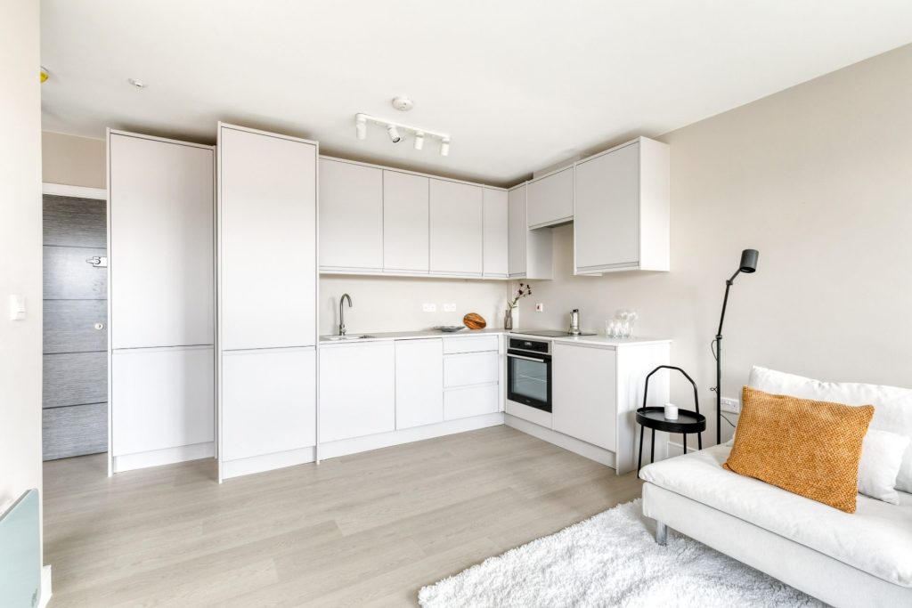 Conversion of a 3-storey office building into 14 residential units, delivered from strip-out and structural alterations through to completion.