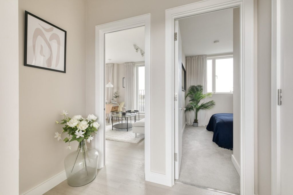 Conversion of a 3-storey office building into 14 residential units, delivered from strip-out and structural alterations through to completion.